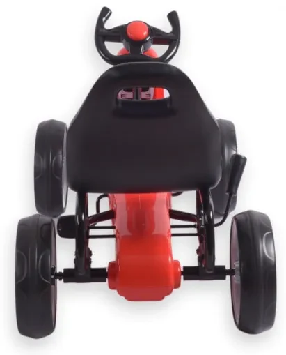 Šlapacia motokára POWER červená