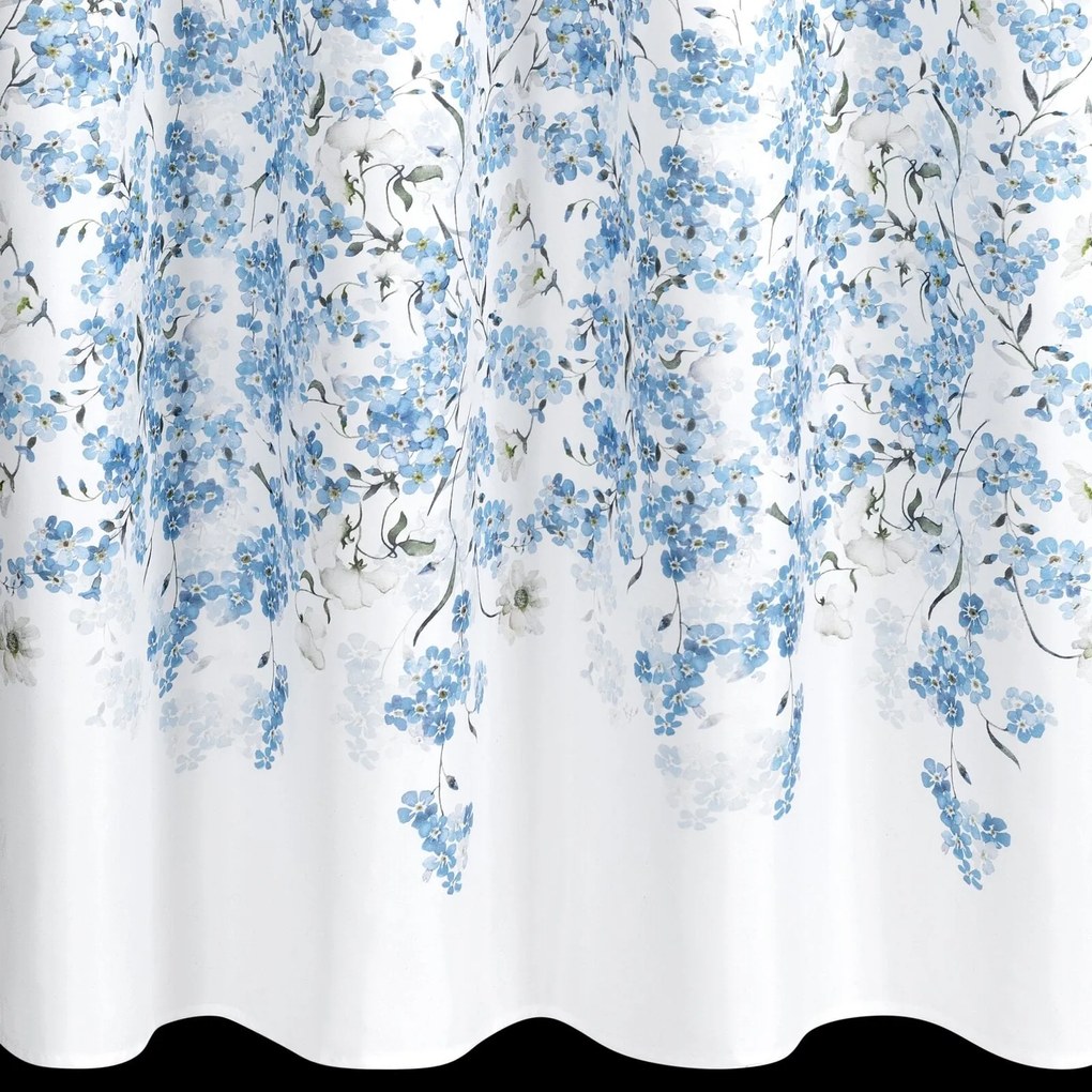 ZÁVES NA KRÚŽKOCH NOA 140X250 CM KVETY