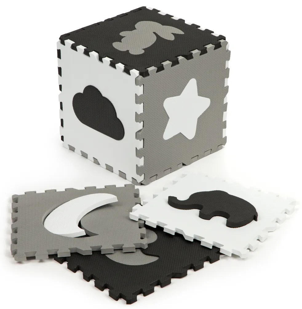 WELLHOX Hracia penová podložka pre deti "zvieratká a tvary"