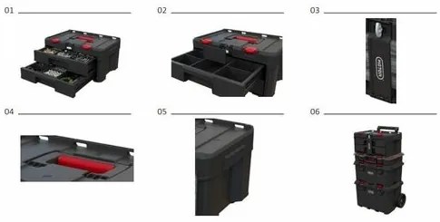 Keter Stack'N'Roll Box s 2 zásuvkami