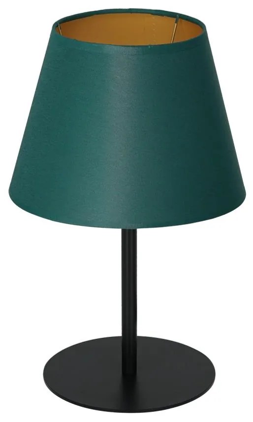 Luminex Stolná lampa ARDEN 1xE27/60W/230V pr. 20 cm zelená/zlatá LU3559