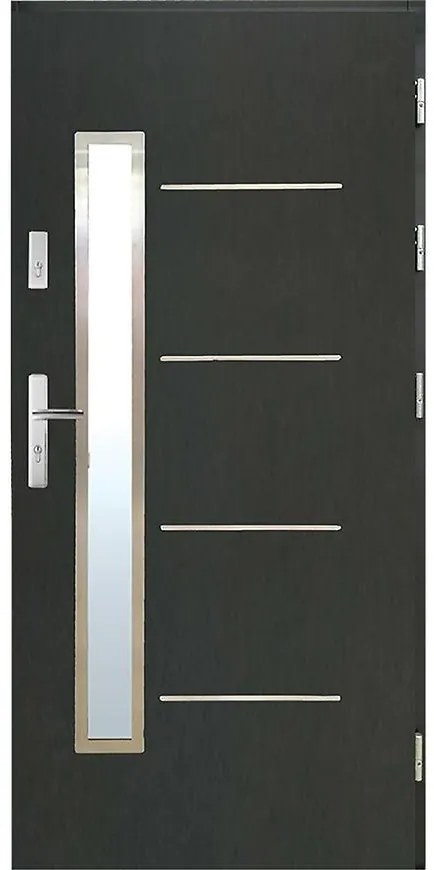 Dvere vchodové WZ 68 90P antracit