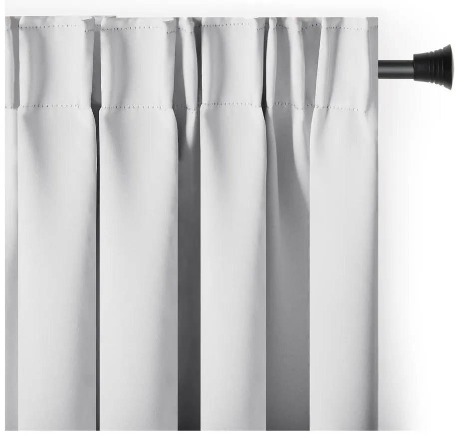 Biely zatemňovací termo záves 140x245 cm Pleat – Restilo
