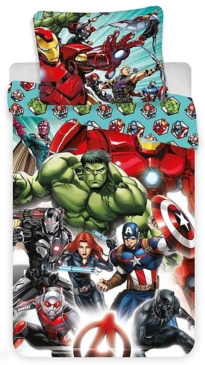 JERRY FABRICS Obliečky Avengers comics Bavlna 140/200, 70/90 cm