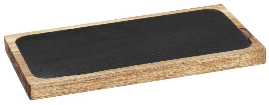 WENKO 55103100 - Krájacia doska BLACK OUTDOOR KITCHEN 30x15 cm hnedá/šedá