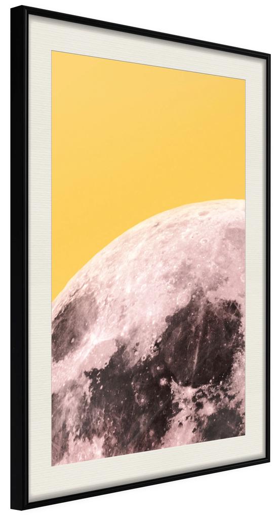 Artgeist Plagát - Sunny Moon [Poster] Veľkosť: 20x30, Verzia: Zlatý rám s passe-partout