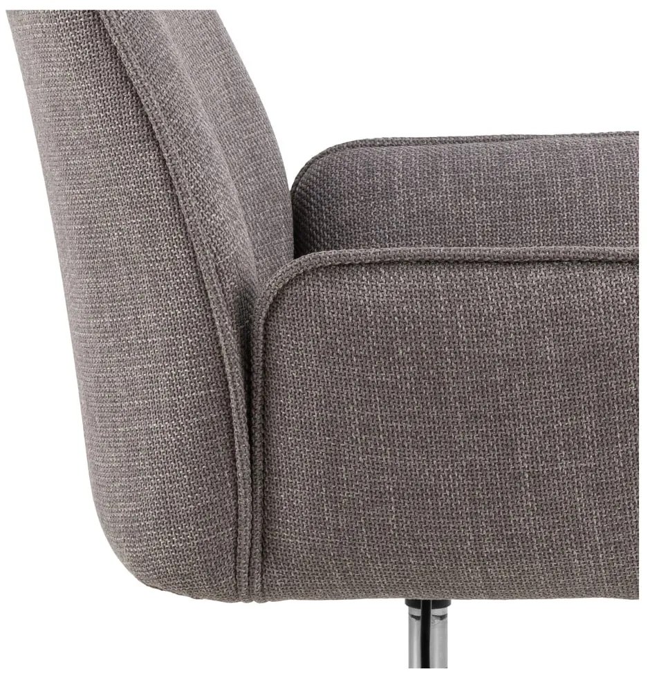 Sivá kancelárska stolička Glenda – Actona