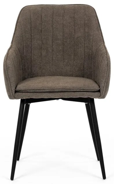 Autronic BONTEC Jedálenská stolička, hnedá, látka, DCL-221 BR2 Farba: Šedá
