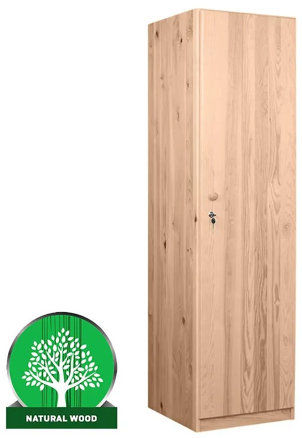 Skriňa 60 eko borovica morená dub