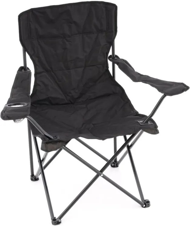 Sada 2 ks skladacích stoličiek - čierne