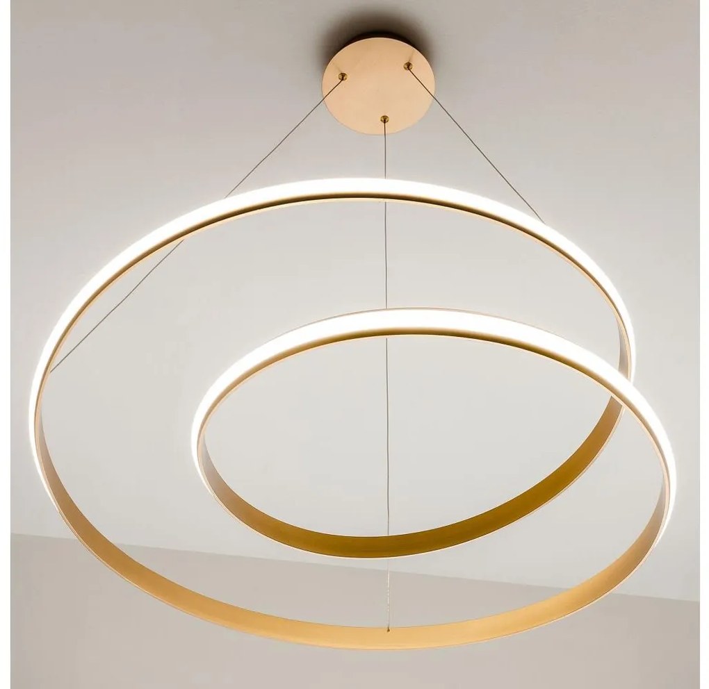 Redo 01-1794 - LED Stmievateľný luster na lanku TORSION LED/29W/230V bronz