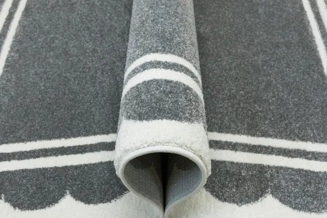 Koberec Lima M138A svetlosivý / krémový