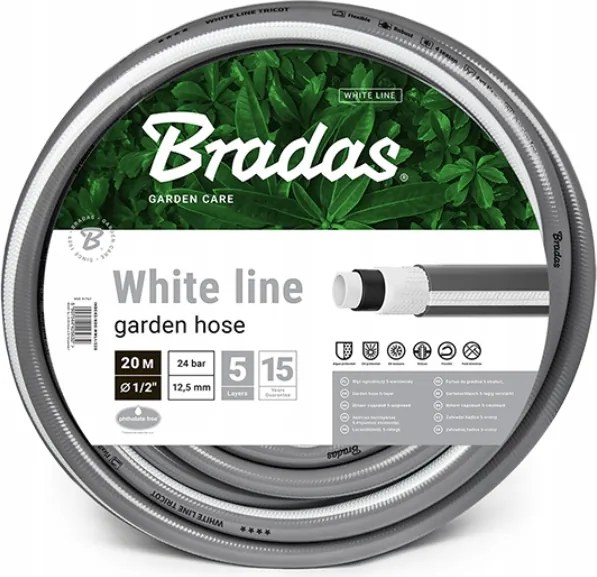Záhradná hadica 5/8 50 m 5 vrstiev White Line 5687