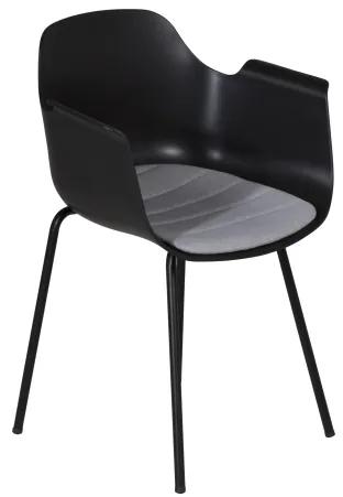 Comfort jedálenská stolička čierna