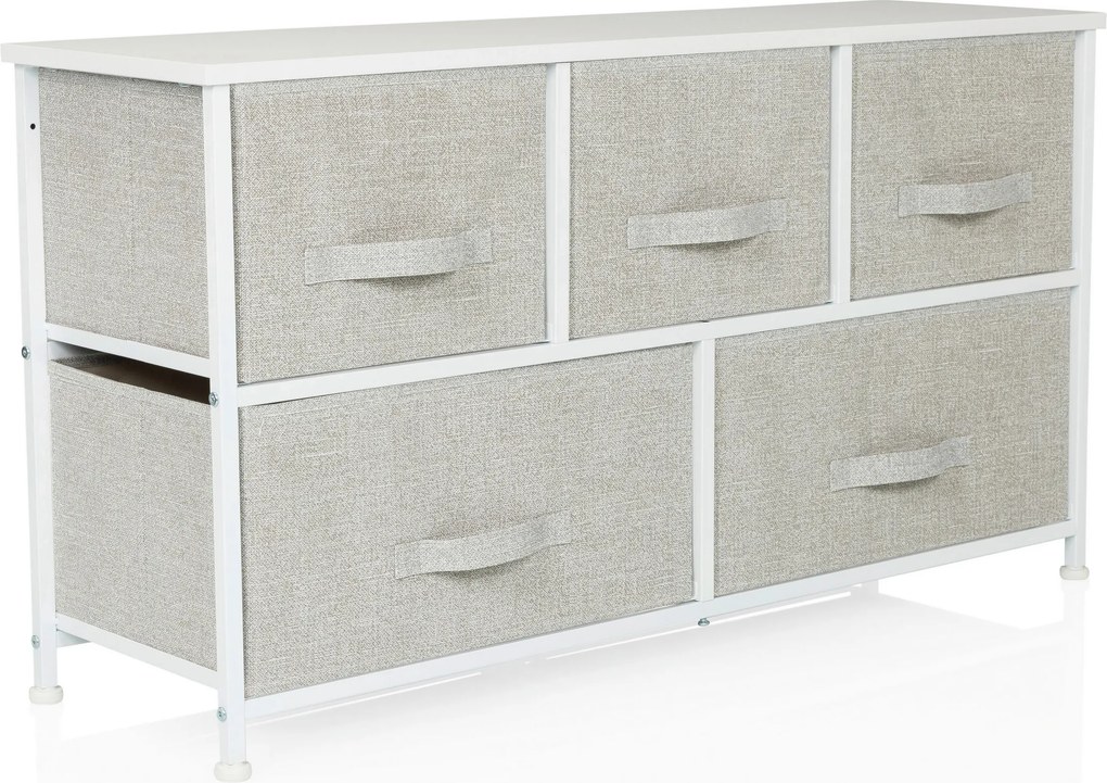 XXXLutz KOMODA, sivá, 100/55/30 cm MID.YOU - Komody - 001918013502