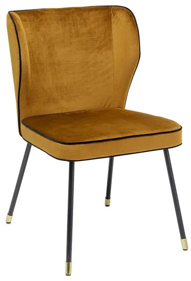 Irina stolička žltá