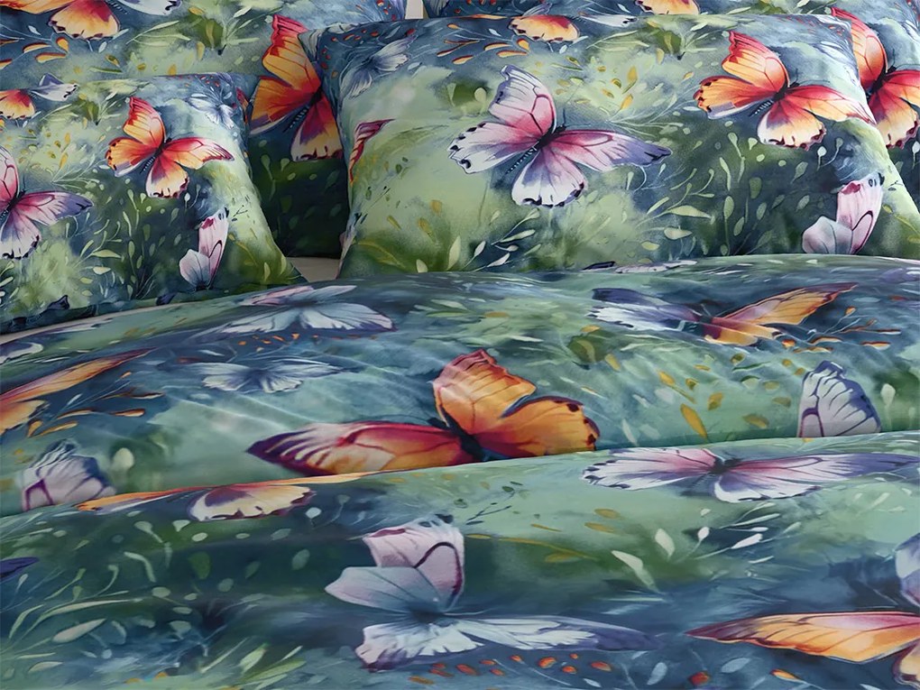 Obliečky z mikrovlákna COLORFUL BUTTERFLY, farebné Rozmer obliečky: 70 x 90 cm | 140 x 200 cm