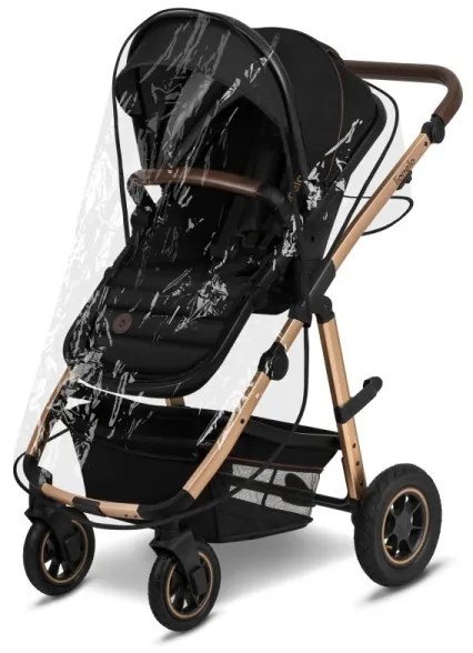 Lionelo - Kombinovaný kočík 3v1 AMBER Black Onyx