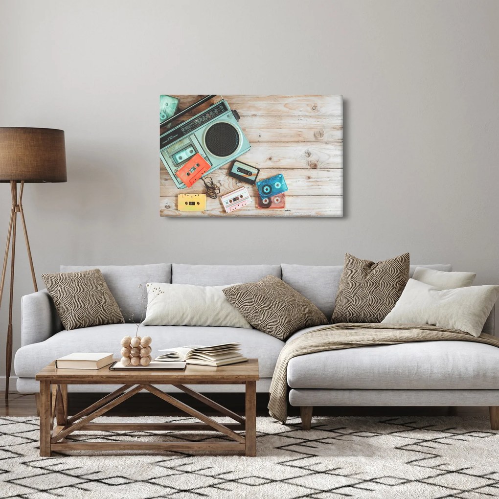 Obraz - Retro rádio (90x60 cm)