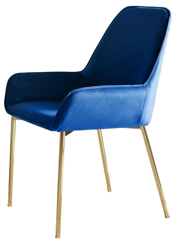 Modrá Jedálenská stolička 56 × 54 × 90 cm SALESFEVER