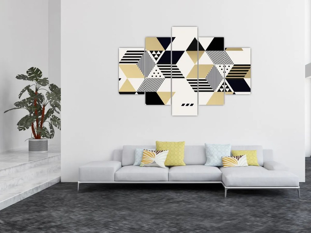 Obraz - Geometrické tvary N⁰1 (150x105 cm)