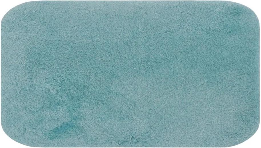 Tyrkysová predložka do kúpeľne Confetti Miami, 80 × 140 cm