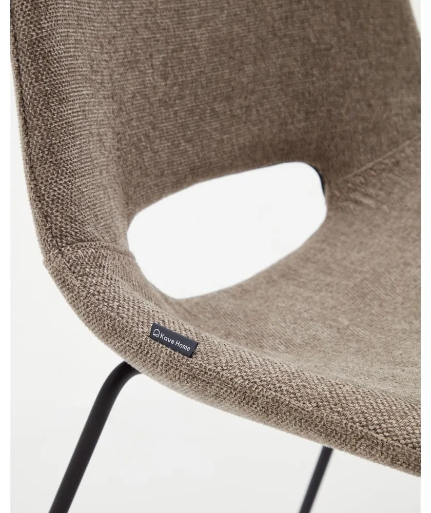 Svetlohnedé jedálenské stoličky v súprave 1 ks Zahara – Kave Home