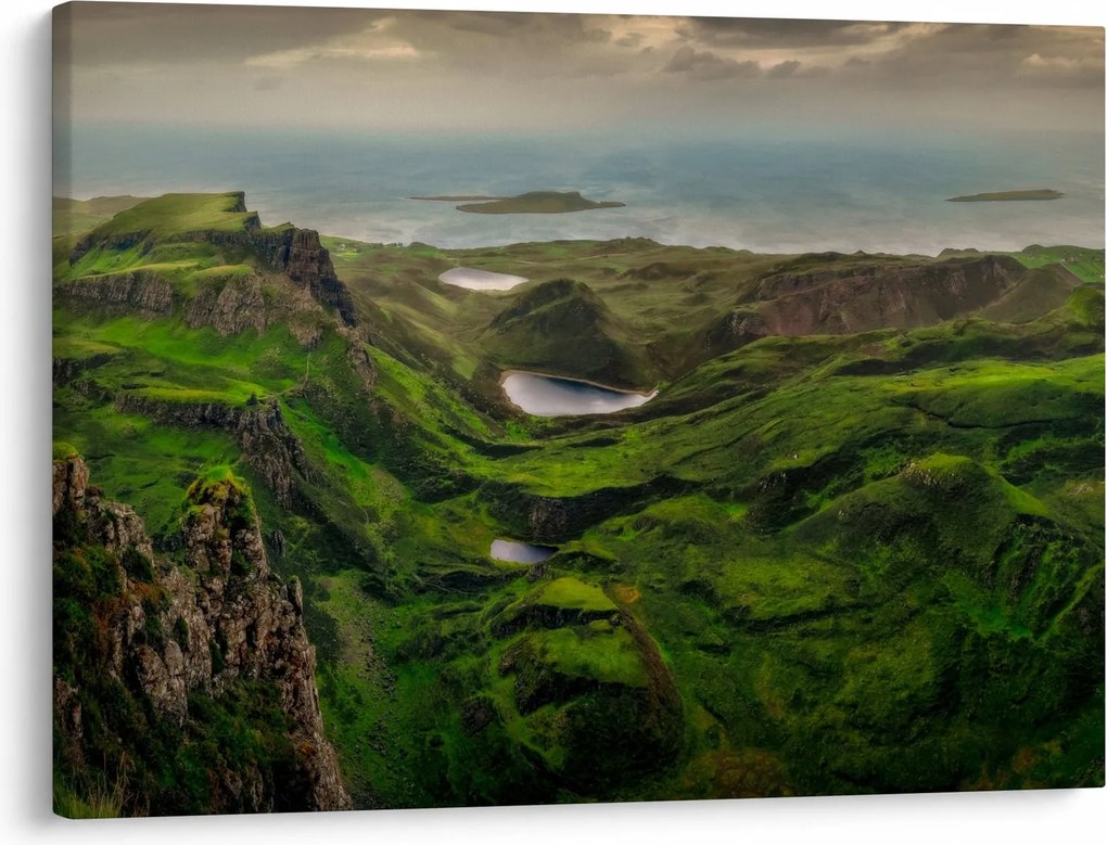 Obraz - Quiraing, Škótsko (70x50 cm)