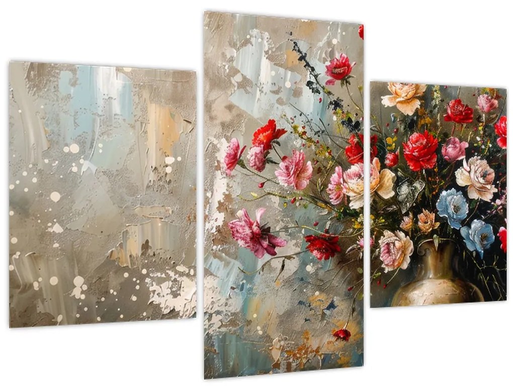 Obraz - Váza kvetov (90x60 cm)