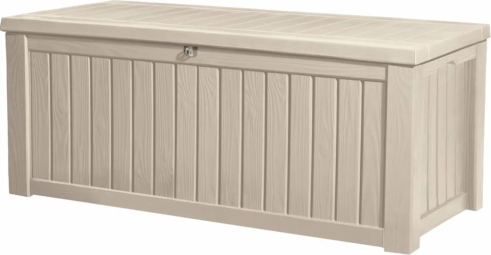 Keter záhradný úložný box Rockwood 570 l, krémová