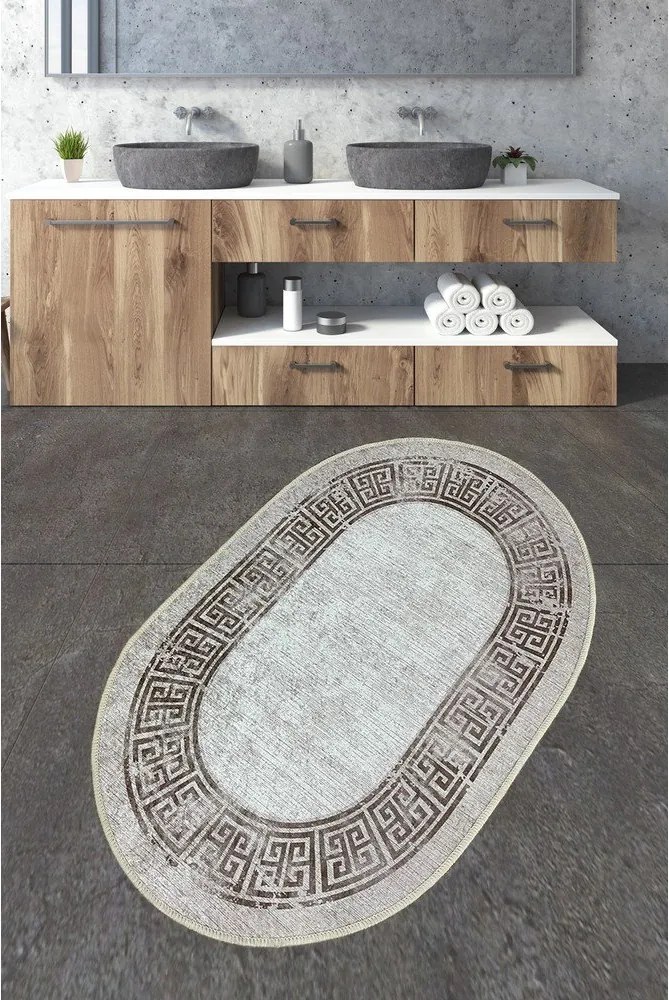 Svetlohnedá kúpeľňová predložka 70x120 cm Arturo – Foutastic