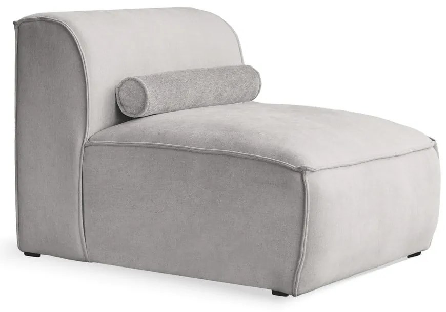 Svetlosivý modul pohovky (stredový diel) Flex Felix – Miuform