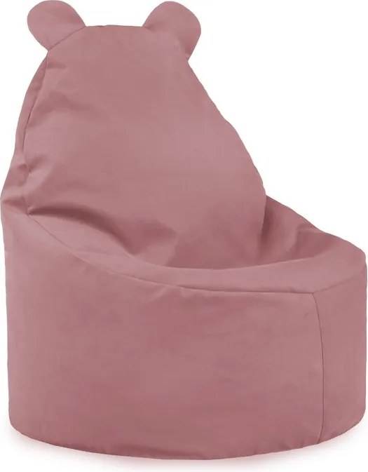 Detské kreslo Sako TEDDY – mäkké plyšové kreslo pre najmenších Farba: Ružový