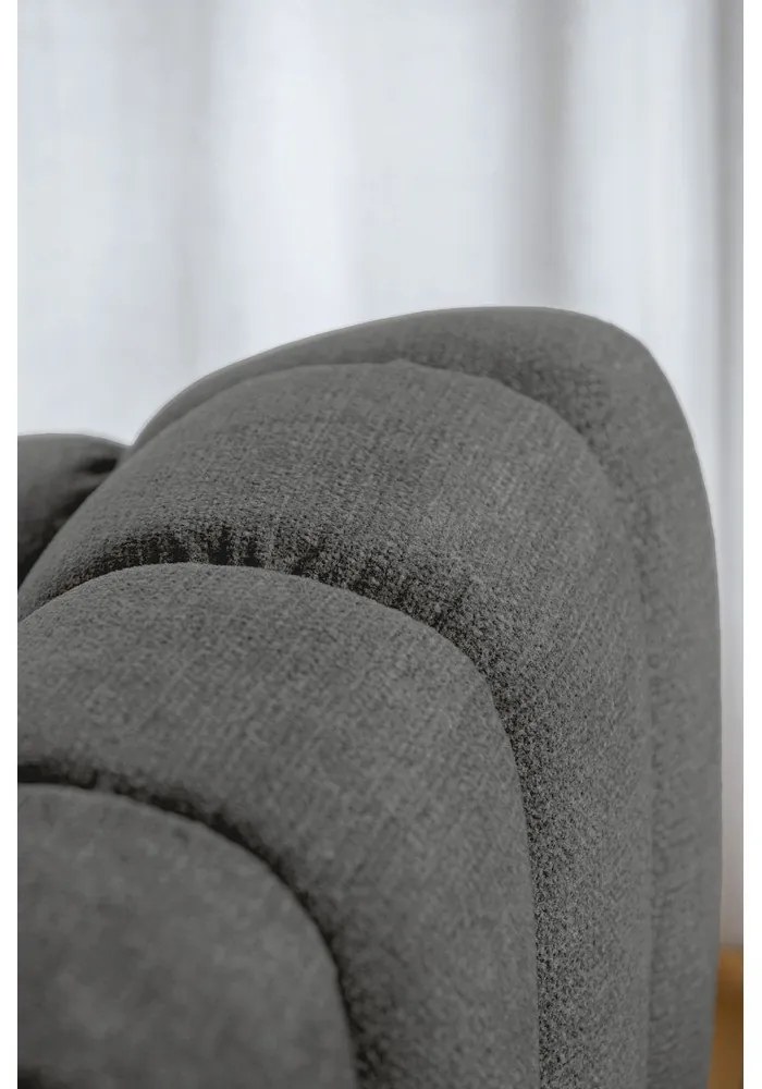 Sivá rohová pohovka (pravý roh/do tvaru "U") Shell – Miuform