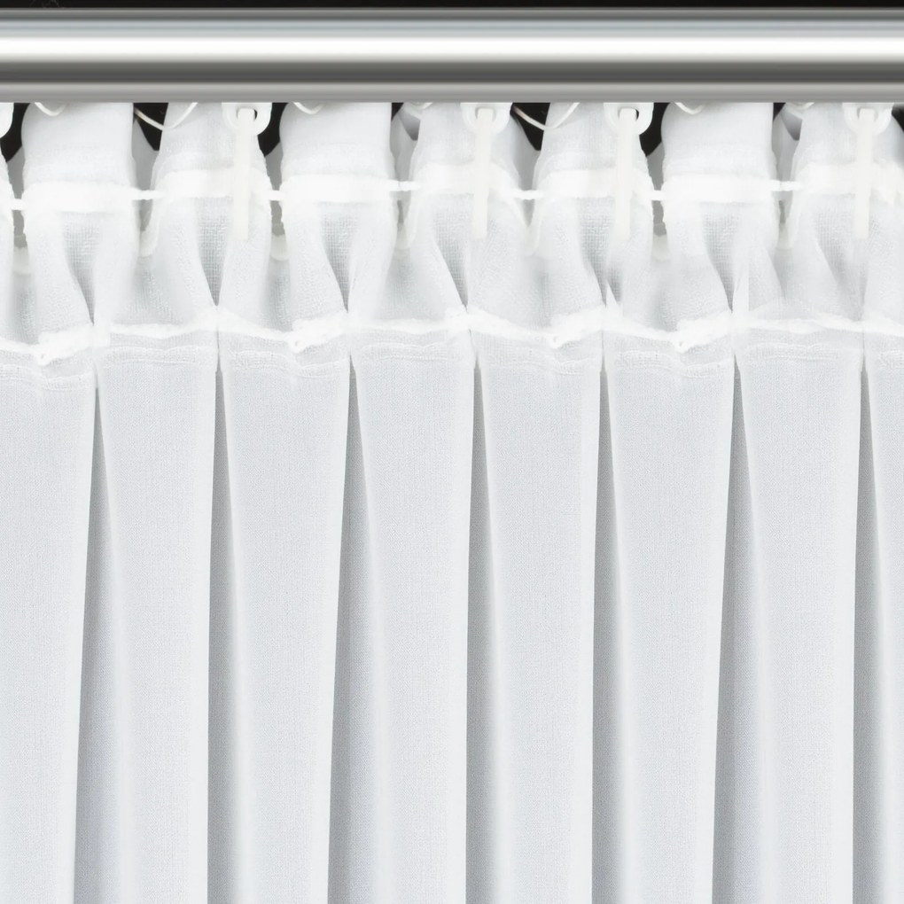 VIANOČNÁ ZÁCLONA NA PÁSKE FLAKE 350X160 CM BIELA
