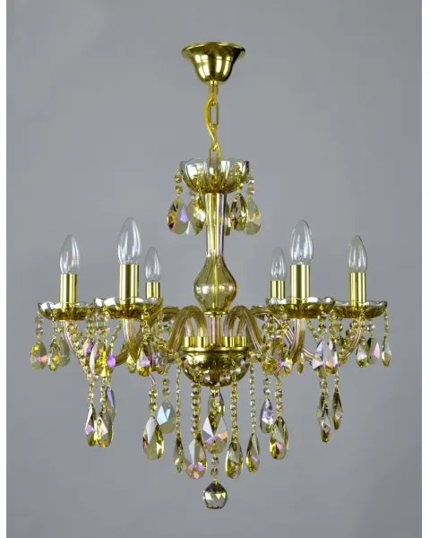 Wranovsky JWZ167061100 - Krištáľový luster na reťazi CLARIT 6xE14/40W/230V