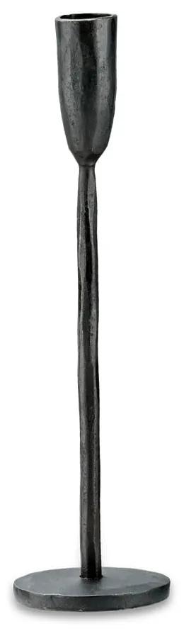 Čierny kovový svietnik Nkuku Mbata, výška 30 cm