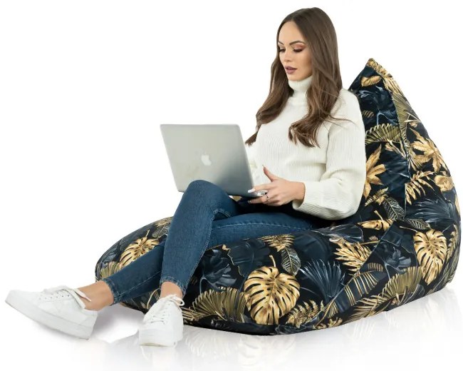 Sedací vak Bermudy SAKO zlaté lístie