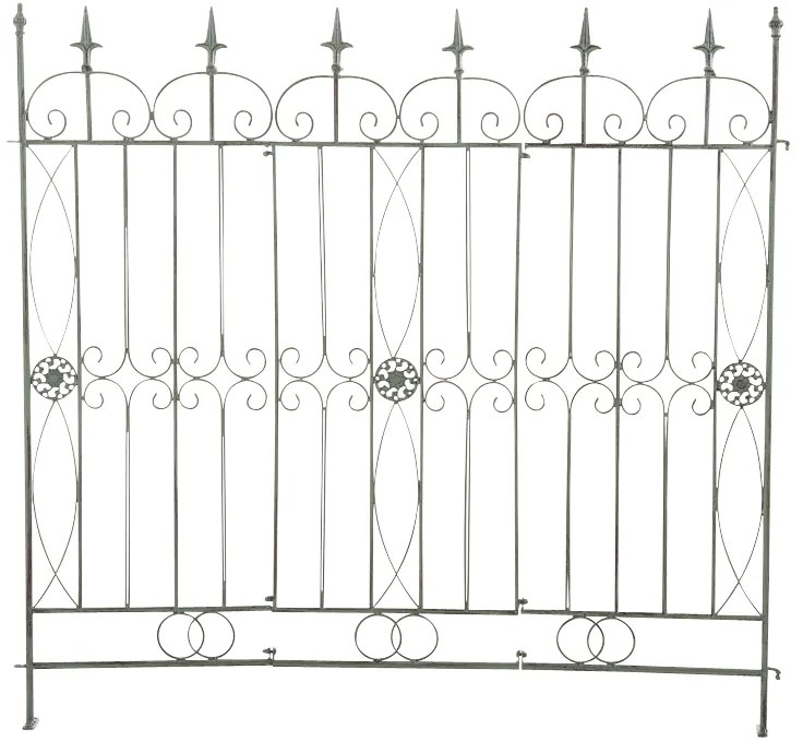 Mriežka na popínavé rastliny Mangold - 115 x 125 cm - Zelená antik