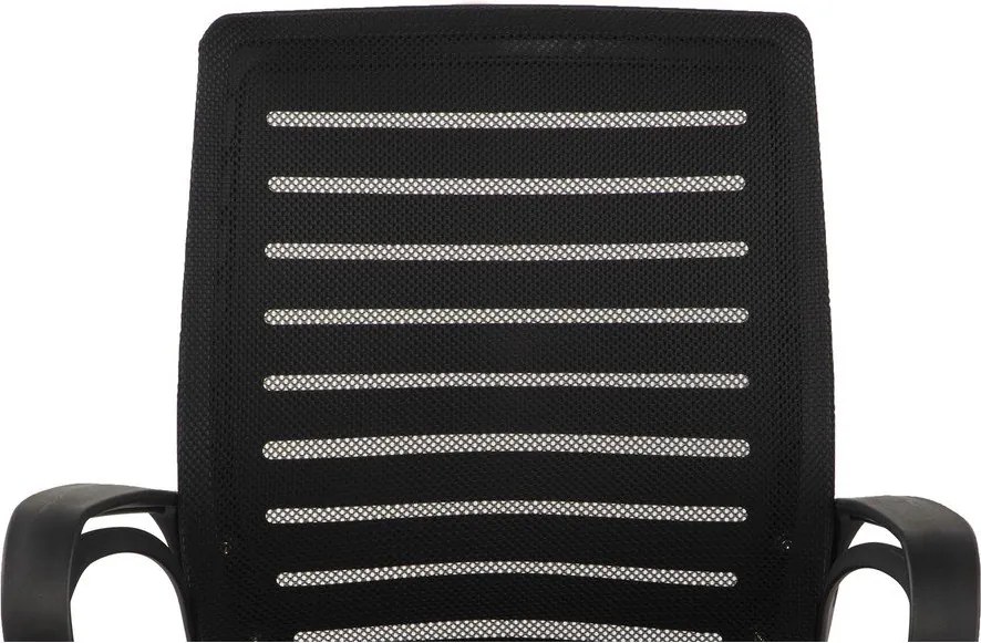 Čierna čalúnená kancelárska stolička Evon – Bonami Essentials