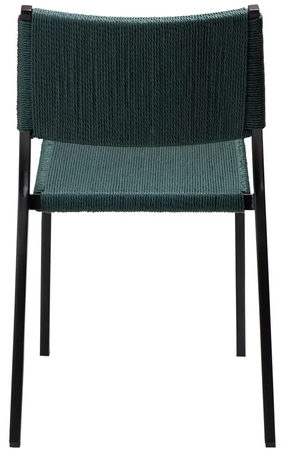 Tyrkysovomodrá jedálenská stolička Loop – DAN-FORM Denmark