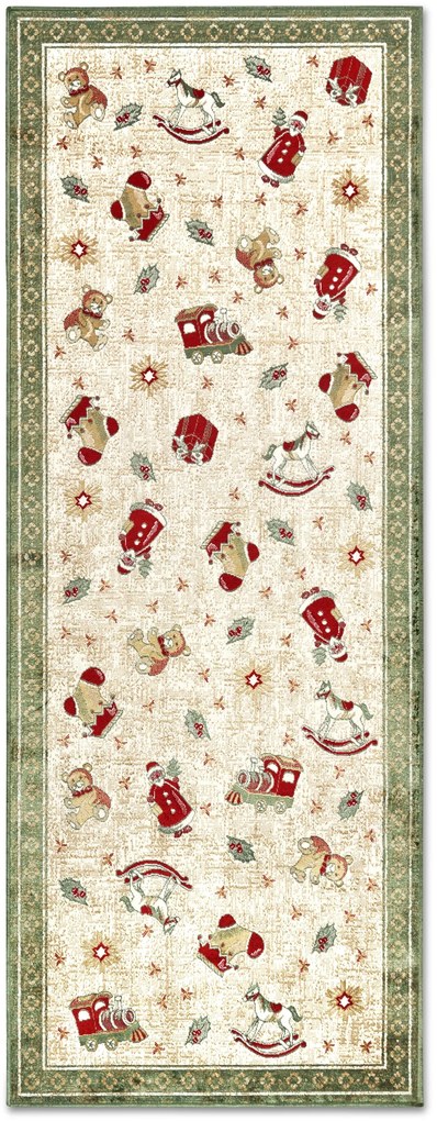 Villeroy & Boch Behúň Toy's delight so strihaným vlasom 106218 Green, Multicolor, 80x200, zelená, obývacia izba