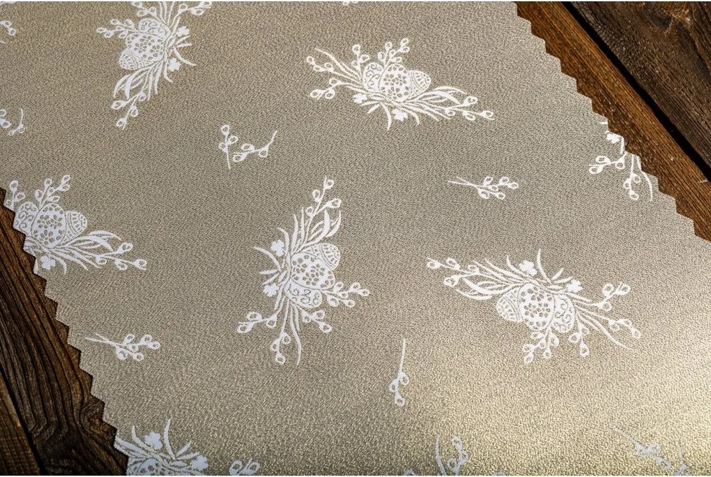 Dekorstudio Luxusný Veľkonočný behúň na stôl - zlatý WZ3