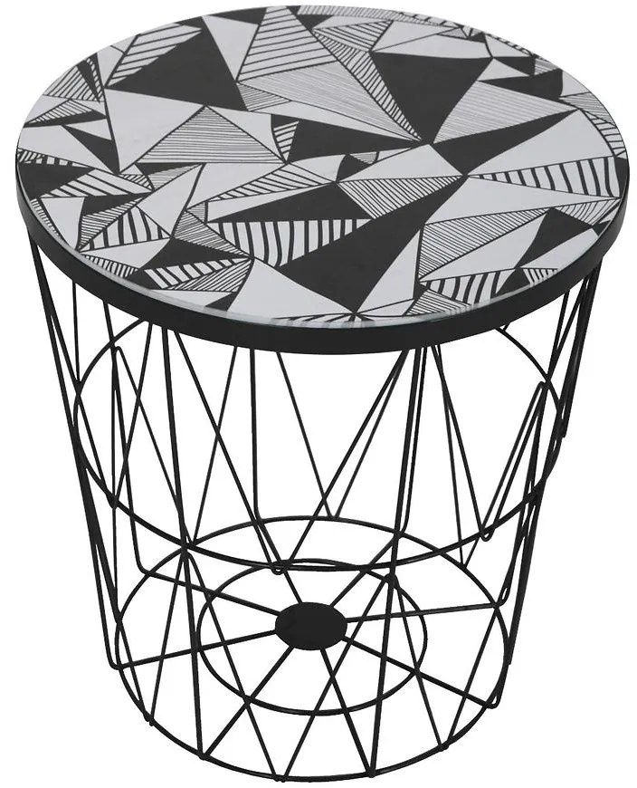 Konferenčný stolík Basket čierny