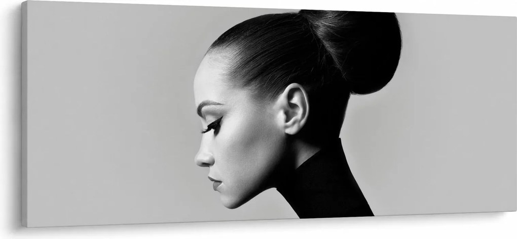 Obraz - Profil krásnej ženy (120x50 cm)