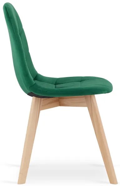 Set dvoch jedálenských stoličiek BORA zelené (2ks)