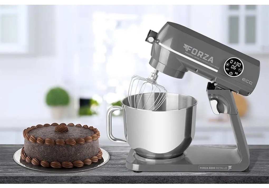ECG Forza 6600 kuchynský robot Metallo Scuro