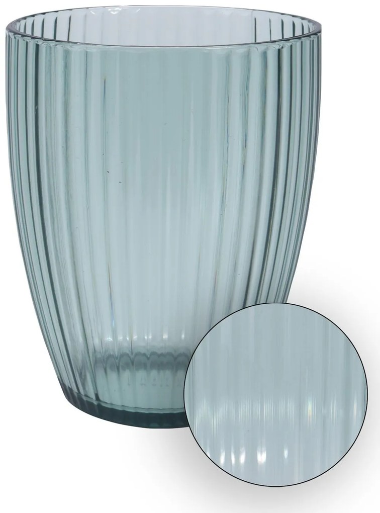 Plastový pohár na vodu Stripes 475 ml