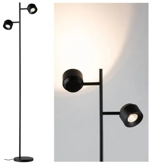 Paulmann 79775 - 2xLED/3W Stmievateľná stojacia lampa PURIK PANE 230V