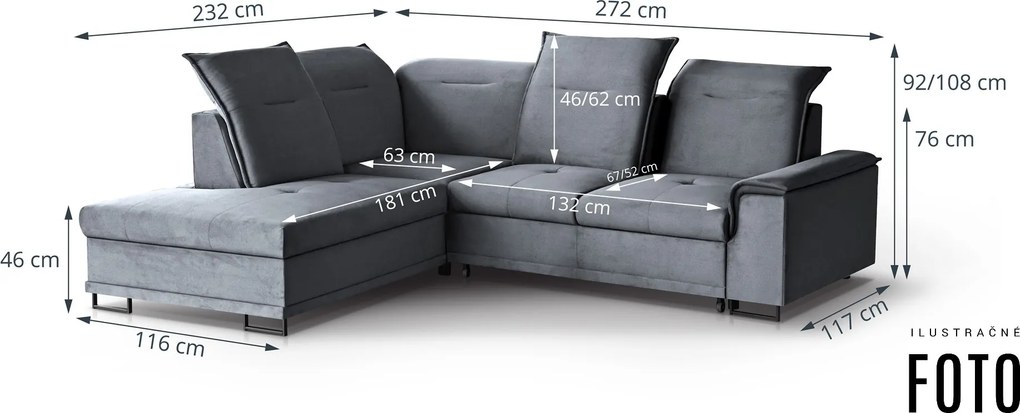 Sedacia súprava BRUNO ROH